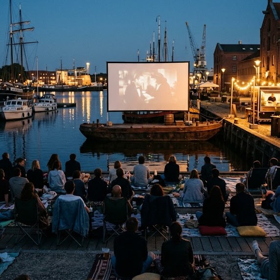Film kijken zonder zaal 🎬
Cinema Urbana draait de hele maand gratis films onder de blote hemel aan het Kattendijkdok. Neem een dekentje mee.
#zomervanantwerpen #antwerpen #openluchtcinema #gratisuitjes
